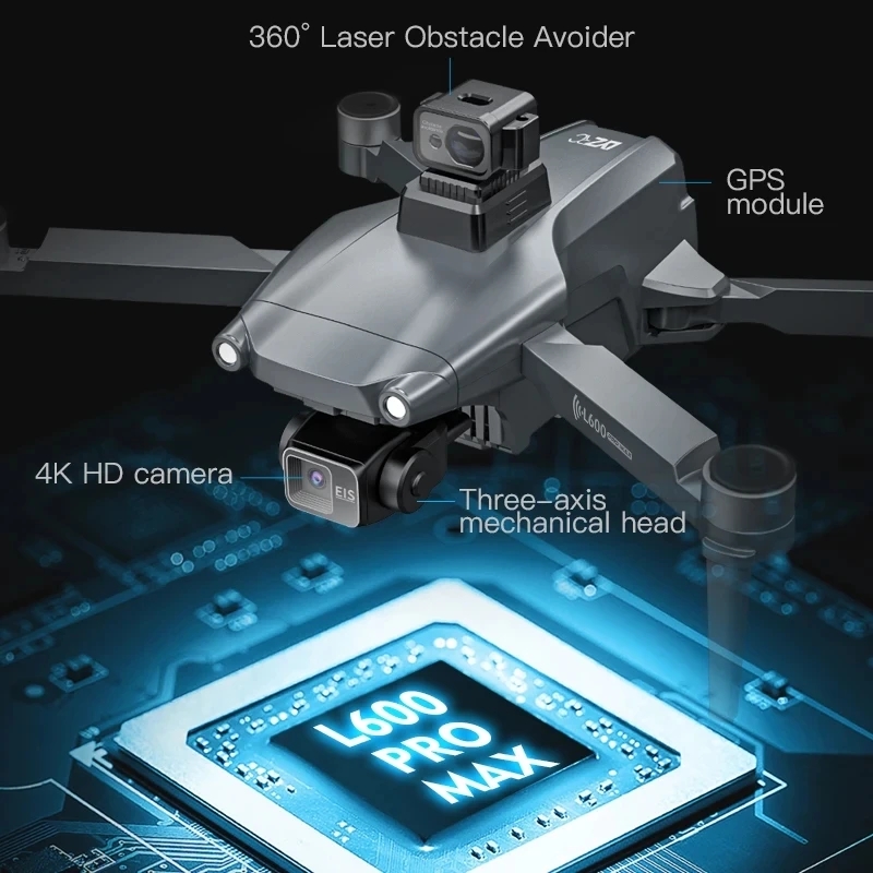L600 PRO MAX Drone GPS profesi - Fpv Drone Camera ulasan dan harga