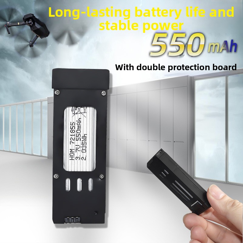 Baterai lithium E58 3.7V 550mA - Eachine Drone E58 ulasan dan harga